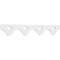Ekena Millwork Davenport Architectural Grade PVC Running Trim, 6"H x 5/8"P x 48"L RUNP06X0625X48DVN - alternate 1